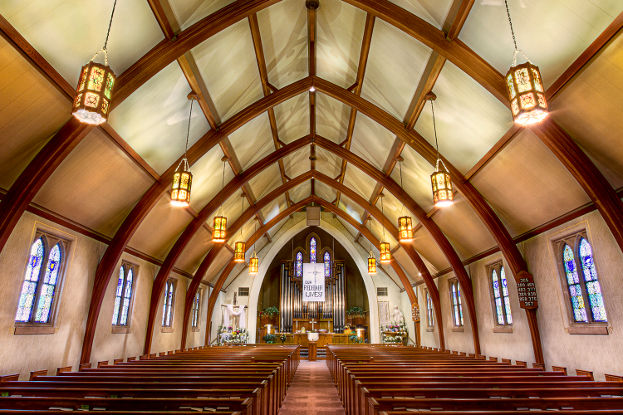 Inside of First Lutheran Church